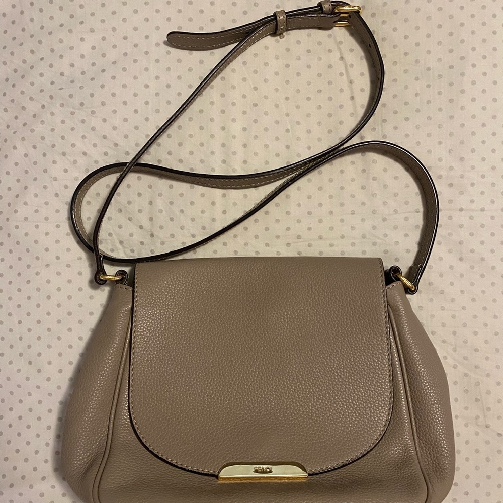 NWOT- Authentic Fendi Leather Crossbody Purse! Like New!